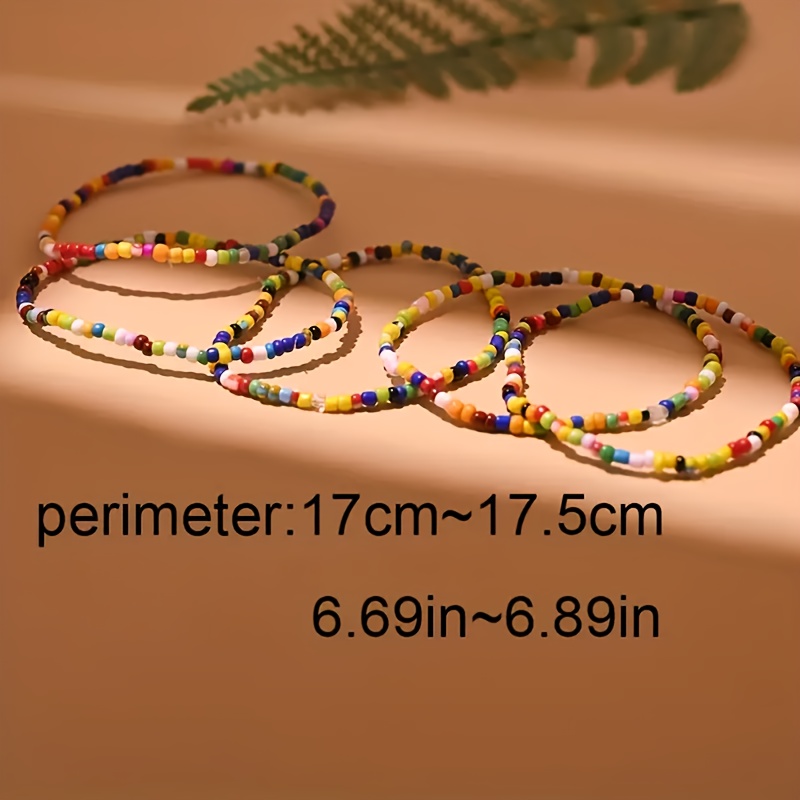 Bohemian Seed Bead Bracelets Stackable Bangles